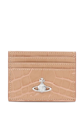 Vivienne Westwood Orb embossed cardholder - Neutrals