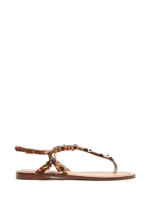 MALIPARMI Seashell Summer sandals - Brown