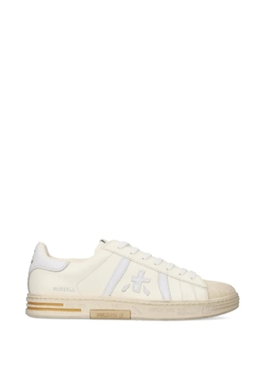 Premiata Russell lace-up logo-detail sneakers - Neutrals