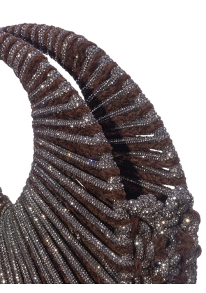 Hibourama medium Jaya crystal tote bag - Brown