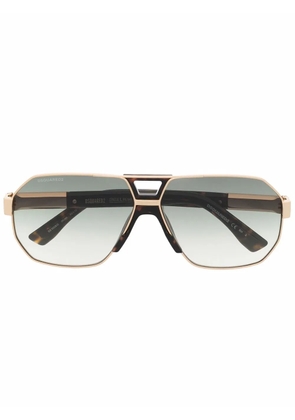 DSQUARED2 EYEWEAR pilot-frame sunglasses - Brown