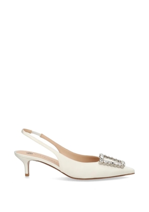 Roberto Festa crystal-embellished pumps - Neutrals