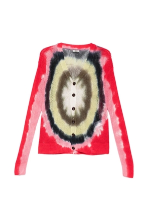 KHOKI buttoned knit cardigan - Red