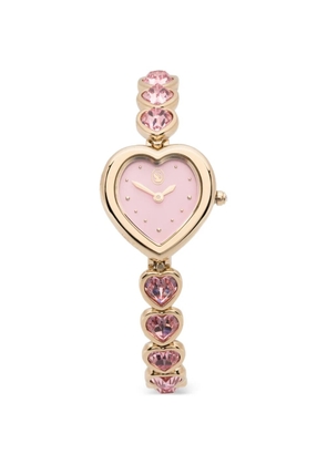 Swarovski Idyllia 22mm crystal-embellished watch - Pink