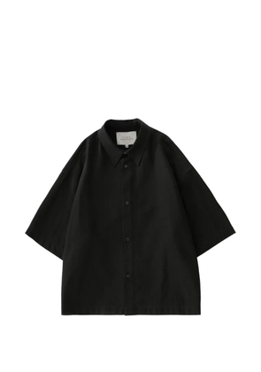 Studio Nicholson Sanko short sleeve tonal shirt - Black