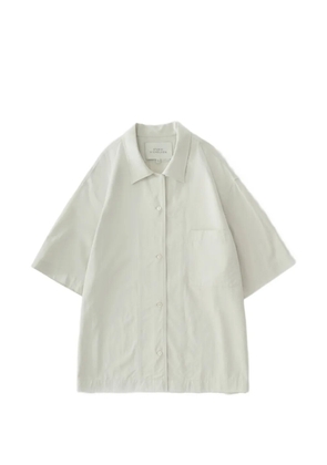 Studio Nicholson Delos point-collar pocket shirt - Neutrals