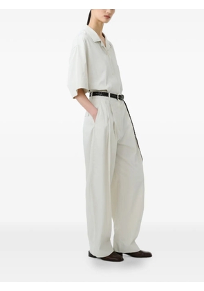 Studio Nicholson Delos point-collar pocket shirt - Neutrals