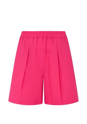 Fabiana Filippi elasticated-waist pleated shorts - Pink