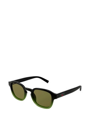 Gucci Eyewear geometric-frame sunglasses - Black