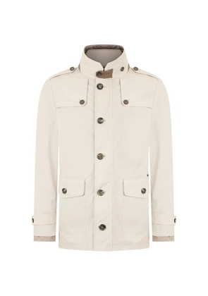 Moorer button-down jacket - Neutrals