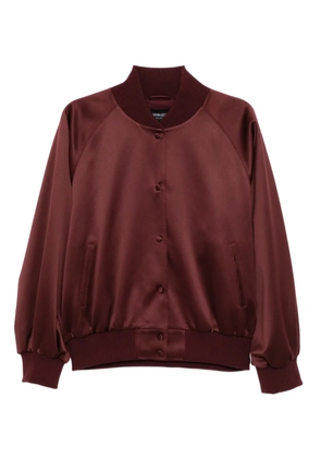 Cynthia Rowley satin bomber jacket - Red