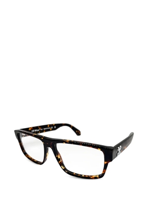 Off-White Eyewear geometric glasses - Brown