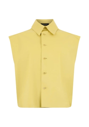 Fabiana Filippi buttoned point-collar shirt - Yellow