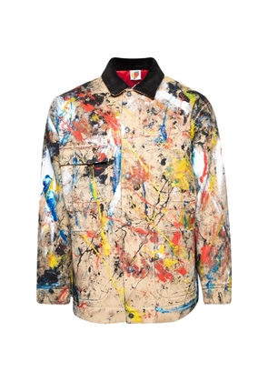 Sky High Farm hand painted canvas chore coat - Neutrals