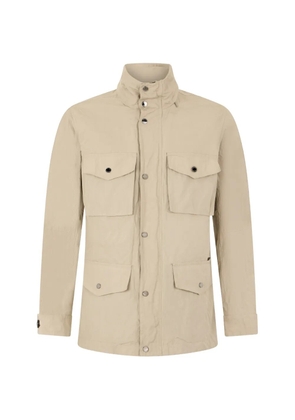 Moorer button front pocket jacket - Neutrals