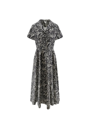 ASPESI floral print dress - Black