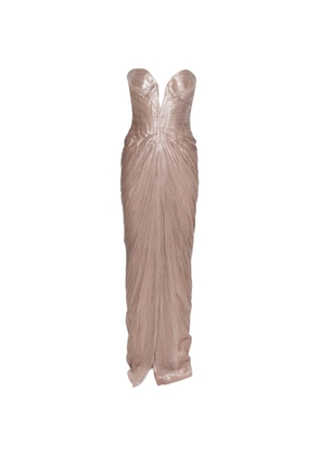 Maria Lucia Hohan Alessandra draped maxi dress - Neutrals