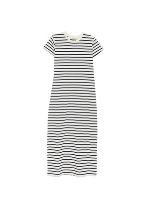 ANINE BING Wynne striped midi dress - Blue