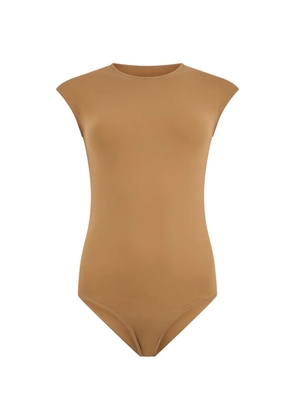 Fabiana Filippi short-sleeved round-neck bodysuit - Neutrals