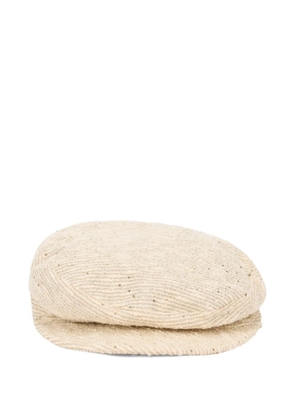 Fabiana Filippi oval shape beret - Neutrals