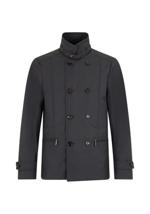 Moorer double-breasted jacket - Grey