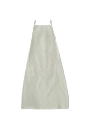 Studio Nicholson Chrono tie shoulder A-line dress - Grey