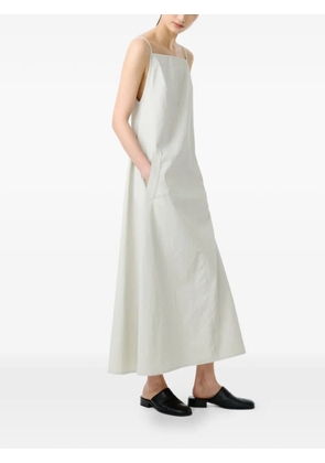 Studio Nicholson Chrono tie shoulder A-line dress - Grey