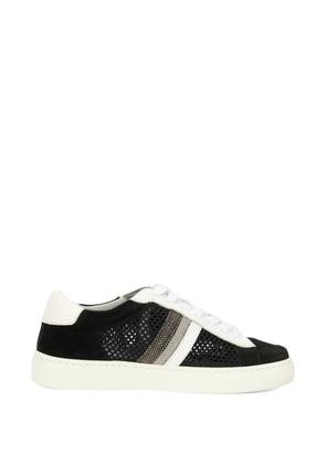 Fabiana Filippi low profile panelled sneakers - Black