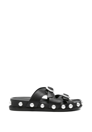 Cult Gaia buckled studded sandal - Black