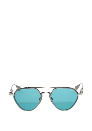 Chrome Hearts geometric frame sunglasses - Silver