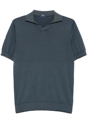 Fedeli fine-kinit polo shirt - Blue