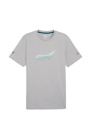 PUMA x Mercedes AMG Petronas F1 Team graphic-print round-neck T-shirt - Grey