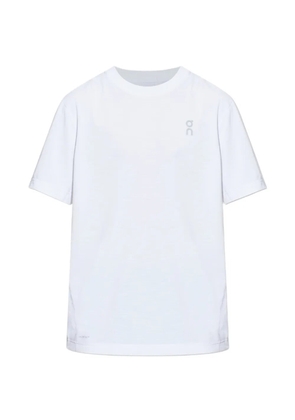On logo-print T-shirt - White