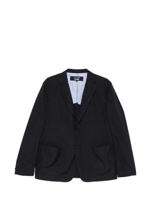 Comme des Garçons Homme button pocket cotton blazer - Blue