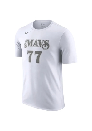 Nike NBA Mavericks City Edition Essential Name and Number Luka Doni jersey - White