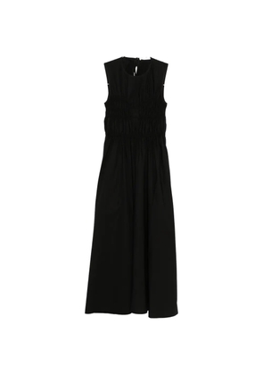 Cecilie Bahnsen Christy shirred midi dress - Black