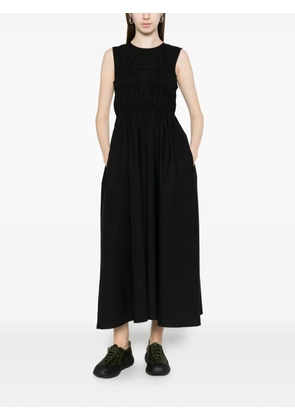 Cecilie Bahnsen Christy shirred midi dress - Black