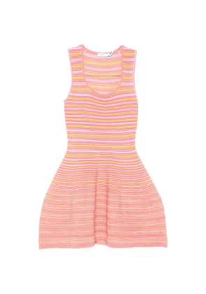 Simkhai striped mini dress - Pink