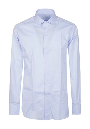 Orian button-down cotton shirt - Blue