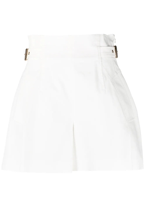 Alberta Ferretti high-rise gathered shorts - White