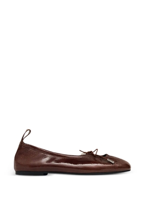 ALOHAS Rosalind leather ballet flats - Brown