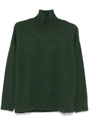 Victoria Beckham mélange-effect sweater - Green