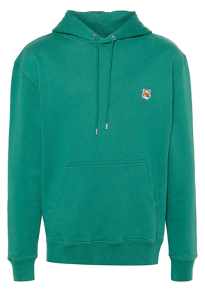 Maison Kitsuné Fox Head cotton hoodie - Green