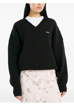 ROTATE BIRGER CHRISTENSEN V-neck sweater - Brown