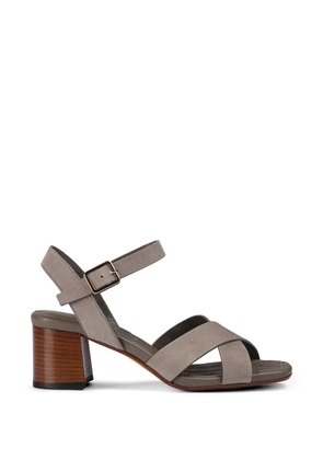 Doucal's cross-strap sandals - Grey