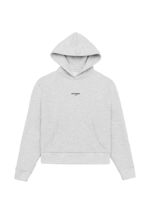 Axel Arigato logo-print organic cotton hoodie - Grey