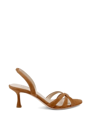 L'Agence Colwill slingback heeled sandals - Brown