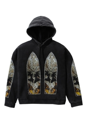Who Decides War Matrimony stained-glass hoodie - Black
