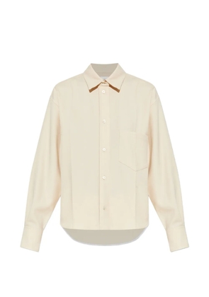 Victoria Beckham chest-pocket blouse - Neutrals