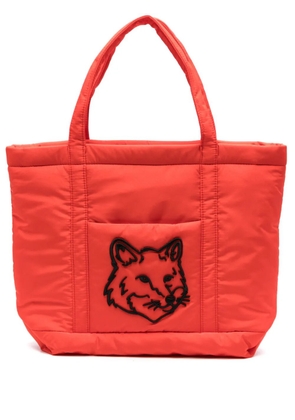 Maison Kitsuné medium Fox Head tote bag - Orange